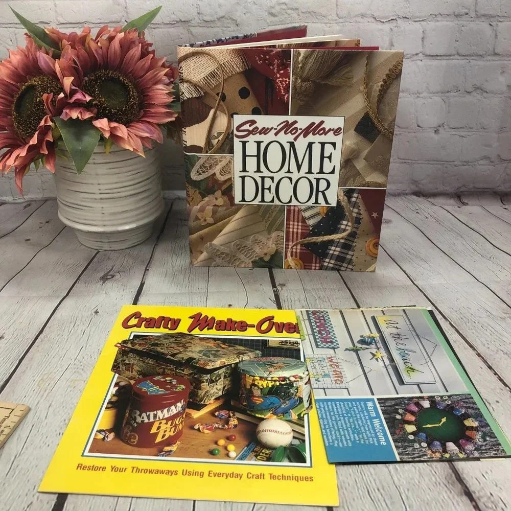 vintage sew no more home decor 1993 cottagecore